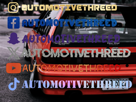 Custom Social Media Sticker