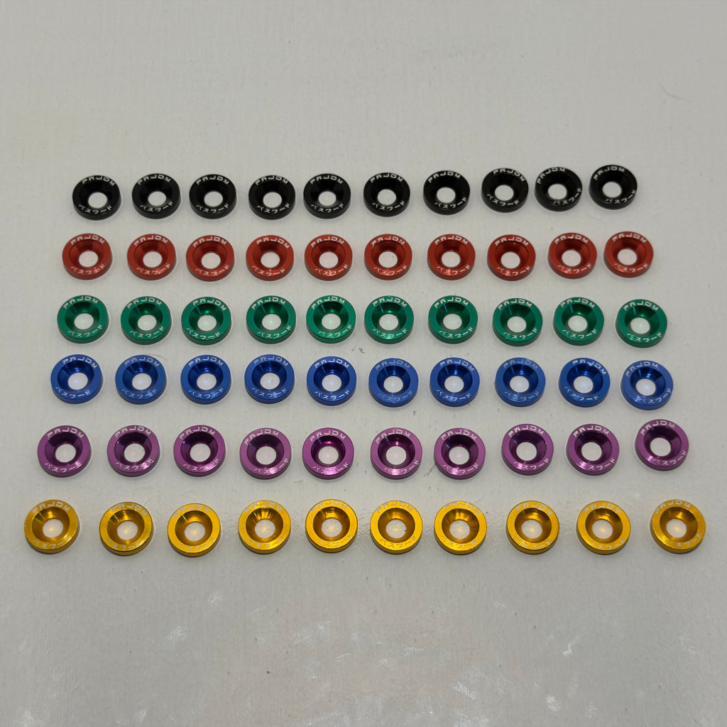 Universal M6 Engine Bay Dress Up Washers & Bolts