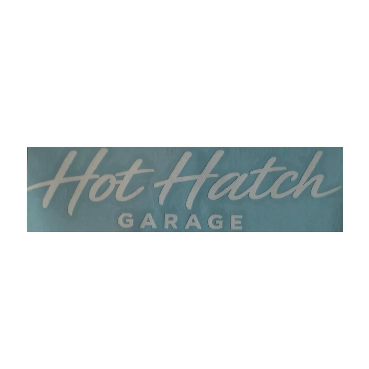 Hot Hatch Garage 6" Decal