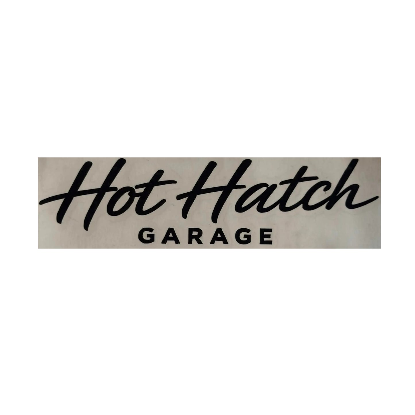 Hot Hatch Garage 6" Decal