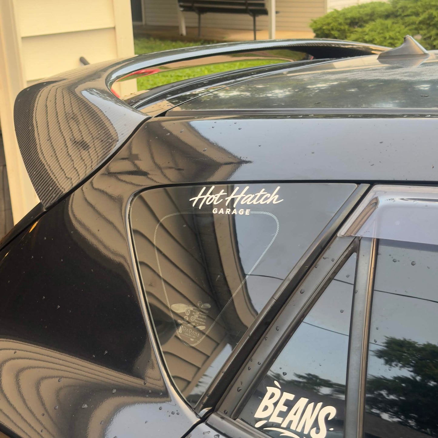 Hot Hatch Garage 6" Decal