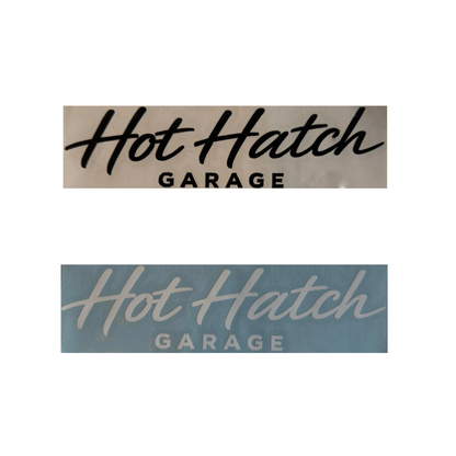 Hot Hatch Garage 6" Decal