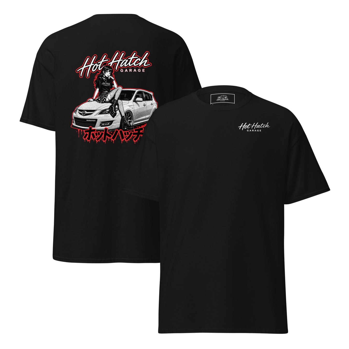 Hot Hatch Garage Mazdaspeed BK Unisex Tee