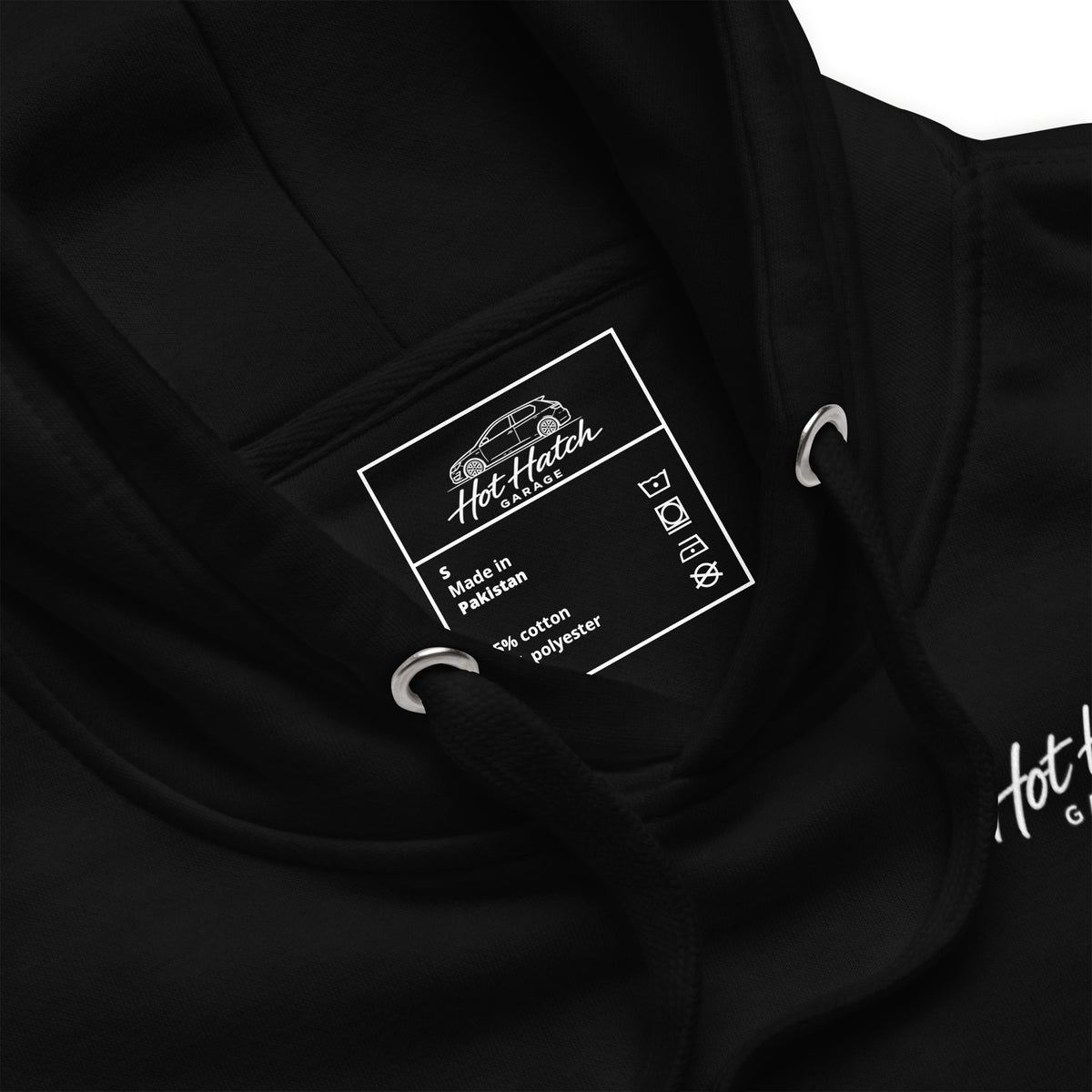 Hot Hatch Garage Premium Merch Hoodie Black