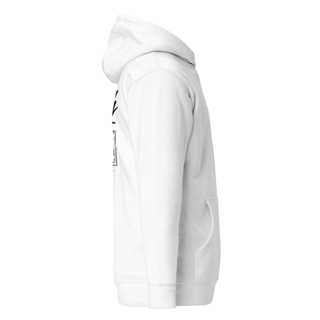 Hot Hatch Garage Premium Merch Hoodie White
